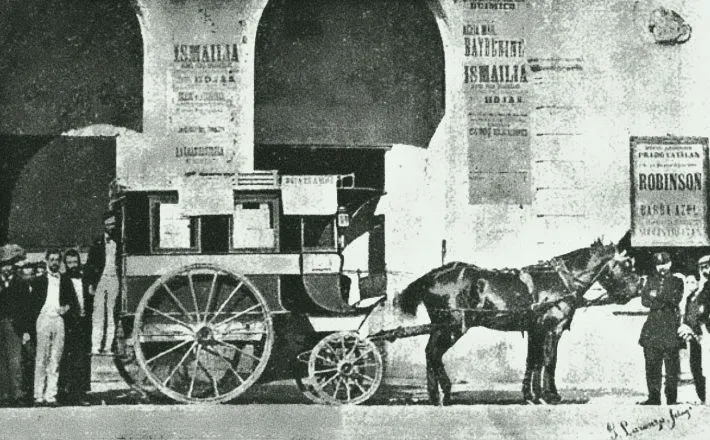 El coche bíblico de George Lawrence.