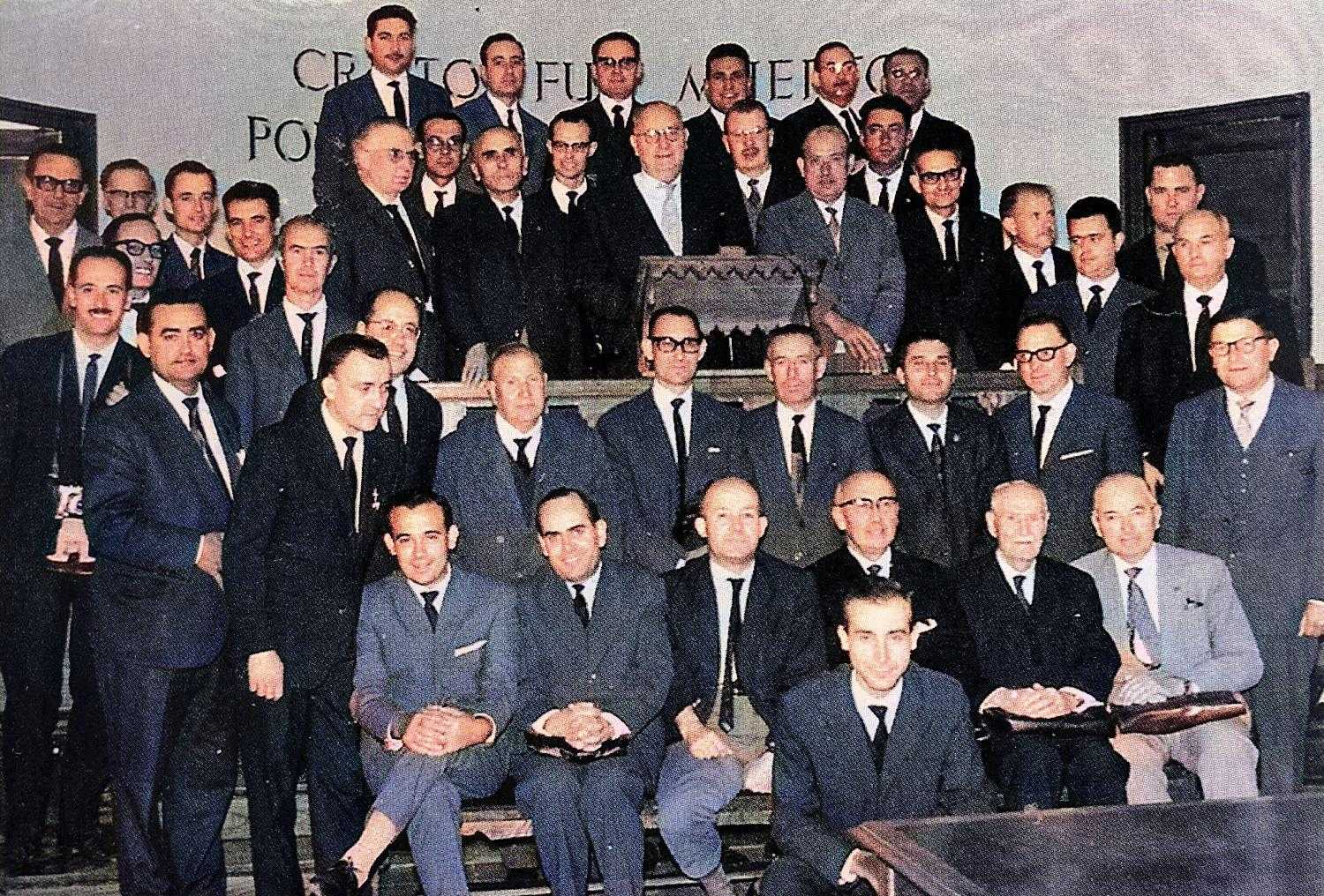 Ancianos y Obreros en las conferencias de Madrid, octubre de 1964.